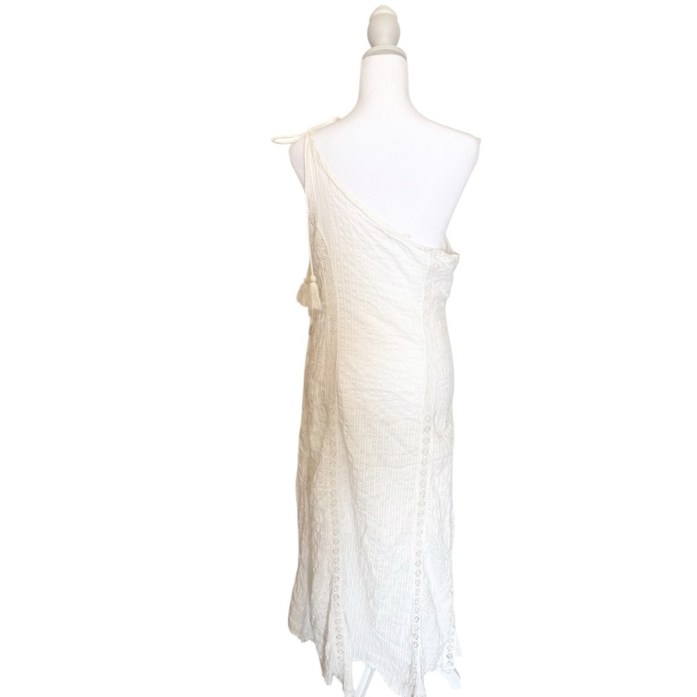 FREE PEOPLE BELLA ONE-SHOULDER MIDI DRESS in Ivory NWOT - Picture 8 of 13